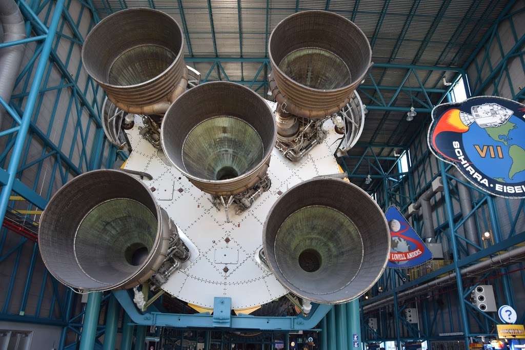 John F Kennedy Space Center Countdown Clock | Saturn Causeway, Florida