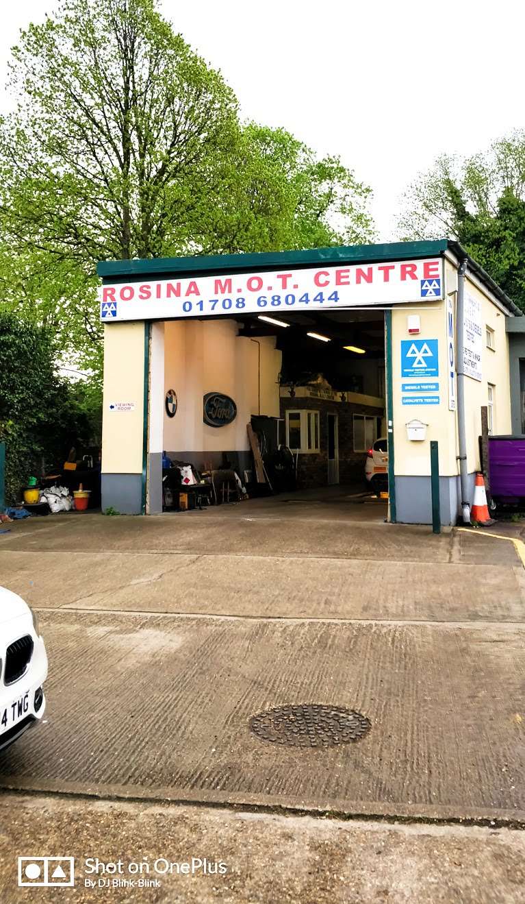 Rosina MOT Centre | Purfleet Rd, Purfleet, South Ockendon RM15 4DT, UK | Phone: 01708 680444