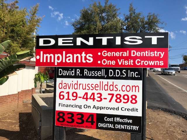 David R. Russell DDS, Inc. | 8334 Winter Gardens Blvd, Lakeside, CA 92040, USA | Phone: (619) 443-7898