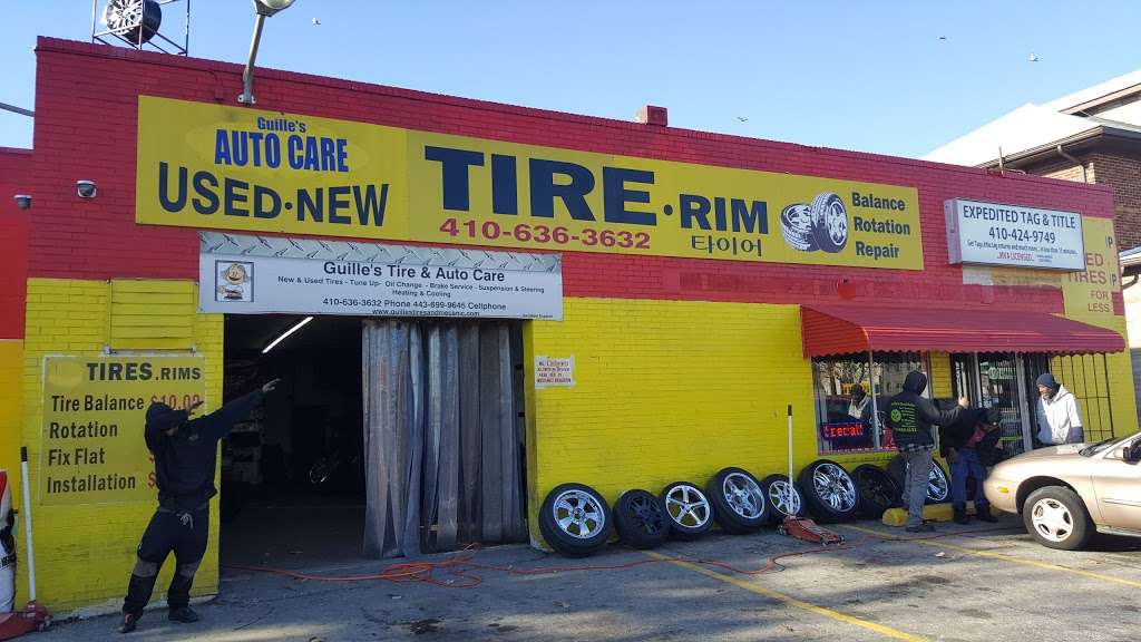 GuiLLes Tire & Auto Care | 4904 Ritchie Hwy, Brooklyn, MD 21225, USA | Phone: (410) 636-3632