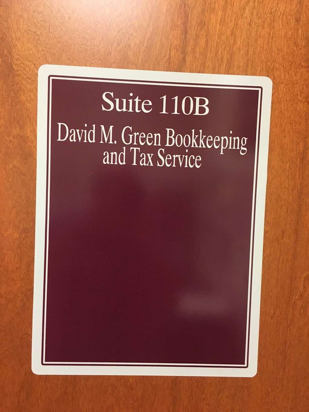 David M. Green Bookkeeping and Tax Service | 20 Expedition Trail #110, Gettysburg, PA 17325, USA | Phone: (717) 398-8672