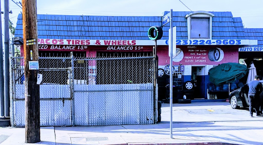 Pacos Tire Shop | 3201 N Eastern Ave, Los Angeles, CA 90032, USA | Phone: (323) 224-9603