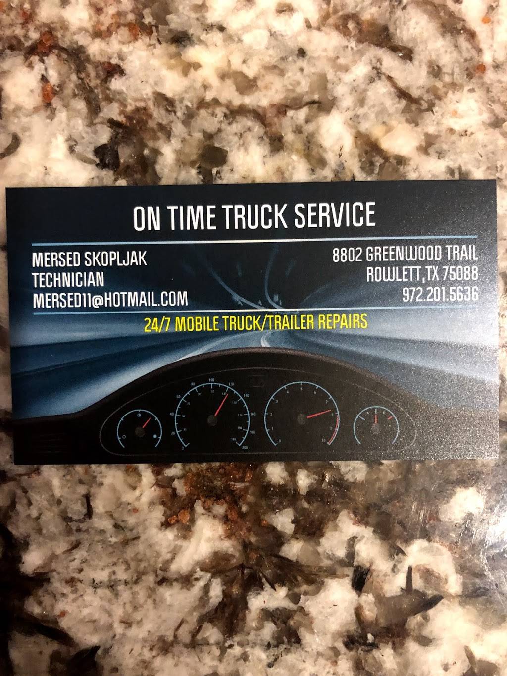 On time truck service Mobile Repair | 8802 Greenwood Trail, Rowlett, TX 75088, USA | Phone: (972) 201-5636