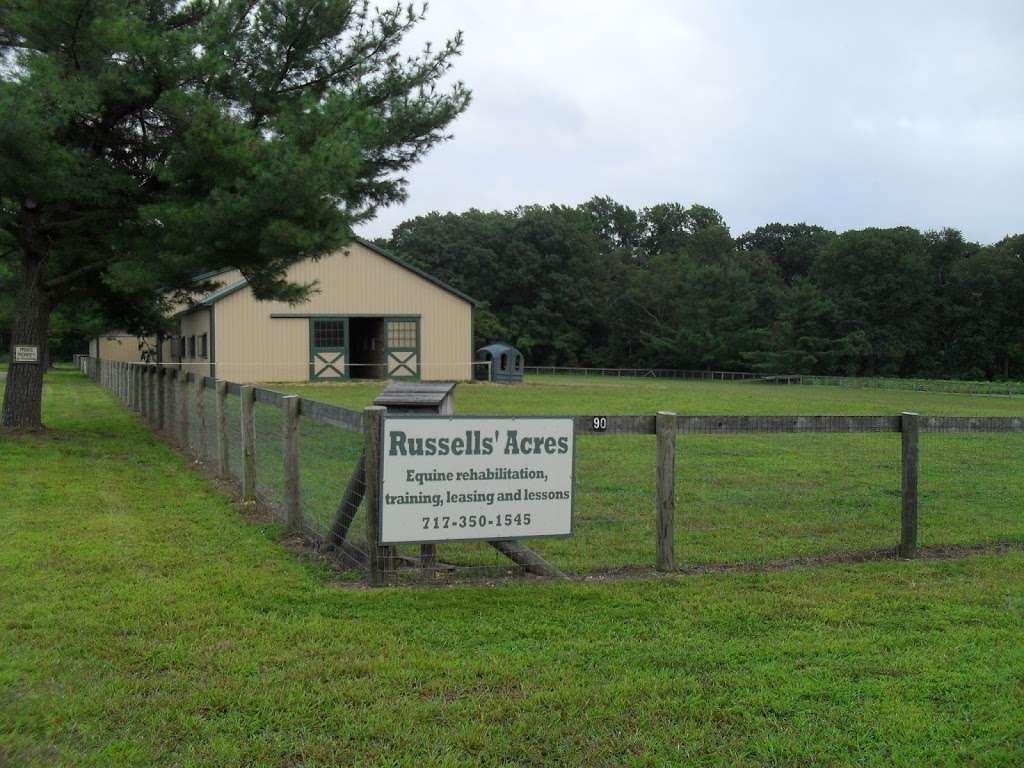 Russells Acres | 21 Russell Mill Rd, Woolwich Township, NJ 08085, USA | Phone: (717) 350-1545