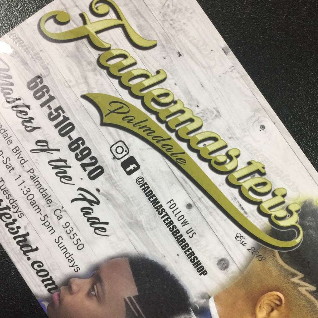 Fademasters Barbershop Palmdale | 2520 E Palmdale Blvd A4, Palmdale, CA 93550 | Phone: (661) 510-6920