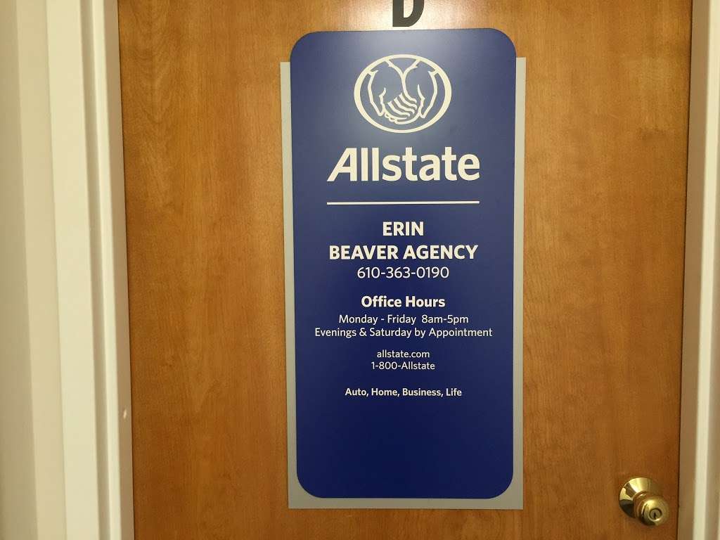 Erin Beaver: Allstate Insurance | 168 Little Conestoga Rd, Chester Springs, PA 19425, USA | Phone: (610) 363-0190