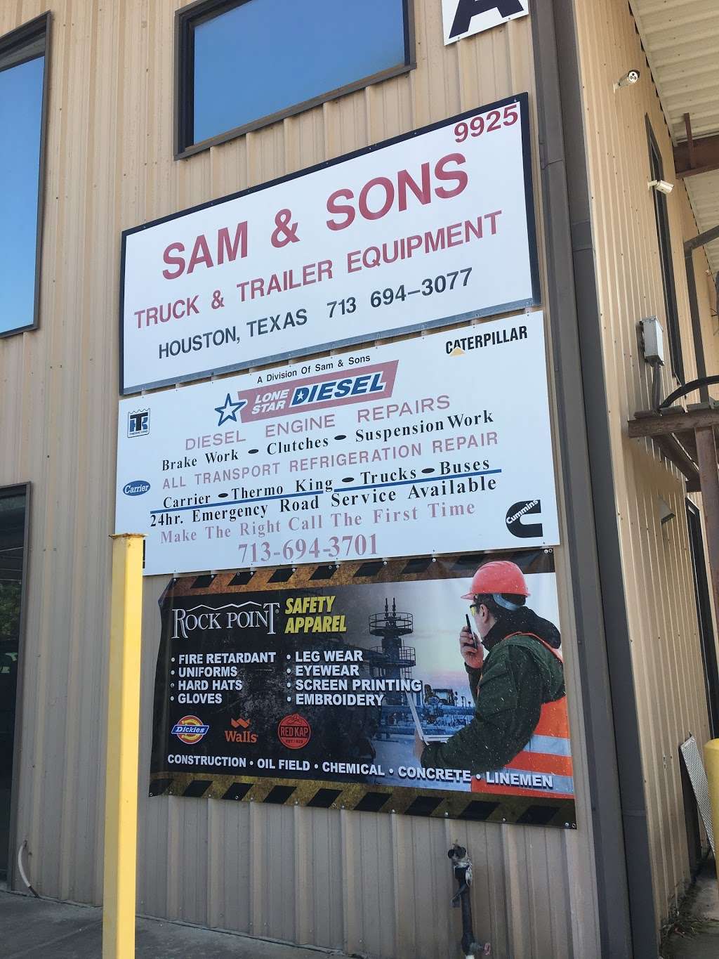 Sam & Sons Truck and Trailer Equipment | 9925 Aldine Westfield Rd, Houston, TX 77093, USA | Phone: (713) 694-3077