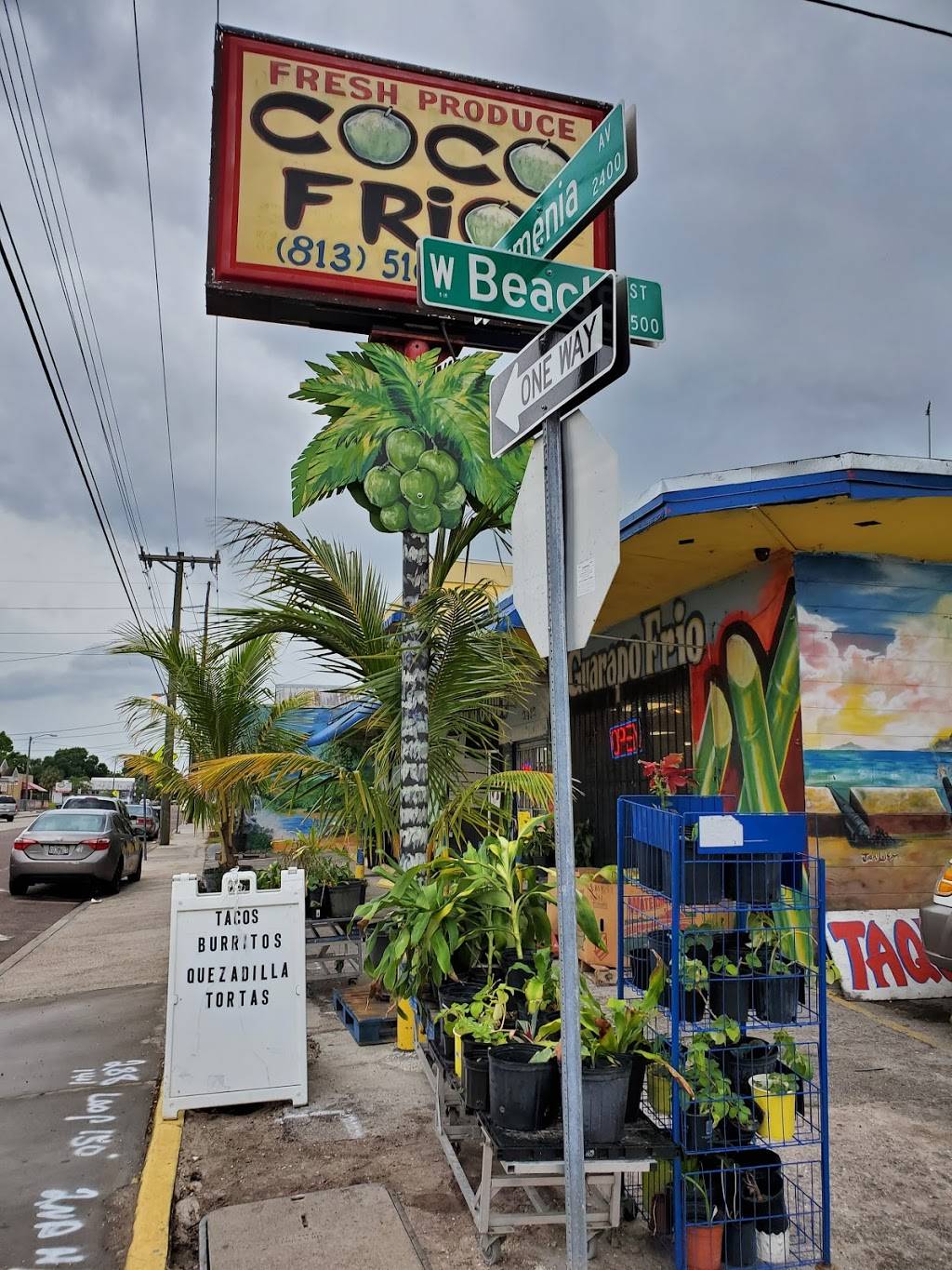 Coco Frio Fresh Produce | 2412 N Armenia Ave, Tampa, FL 33607, USA | Phone: (813) 516-7690