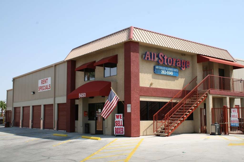 All Storage of North Valley | 5650 Revere St, North Las Vegas, NV 89031, USA | Phone: (702) 263-5549