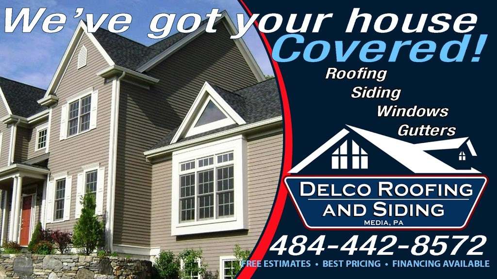 Delco Roofing & Siding | 522 Ridge Ave, Media, PA 19063, USA | Phone: (484) 442-8572