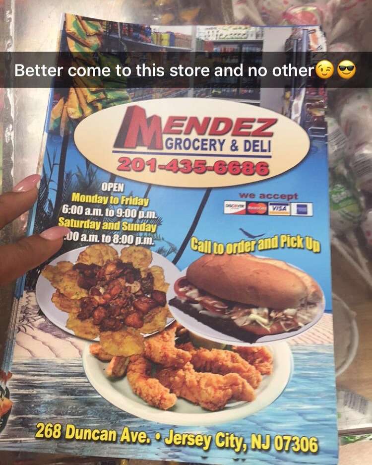 Mendez Grocery & Deli | 268 Duncan Ave, Jersey City, NJ 07306, USA | Phone: (201) 435-6686