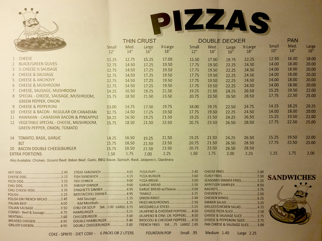 The Pizza Place | 130 W Main St, Round Lake Park, IL 60073, USA | Phone: (847) 546-2425