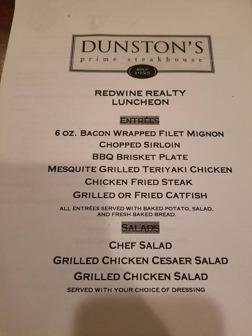 Dunstons Steak House | 8526 Harry Hines Blvd, Dallas, TX 75235, USA | Phone: (214) 637-3513