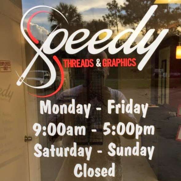 Speedy Threads & Graphics | 2499 Old Lake Mary Rd Suite # 128, Sanford, FL 32771, USA | Phone: (407) 915-6724