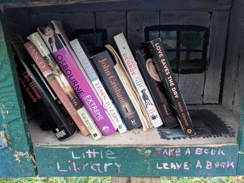 Ms Little Library | Horsepen Run Stream Valley Park near Emerald Chase Tennis Court, Oak Hill, VA 20171, USA