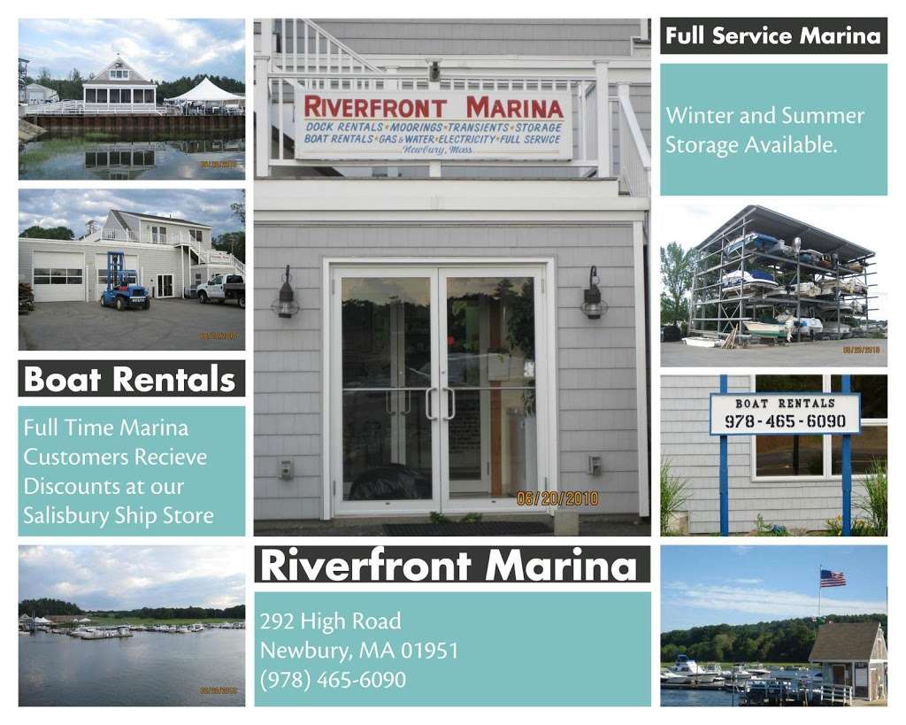 Riverfront Marina | 292 High Rd, Newbury, MA 01951, USA | Phone: (978) 465-6090