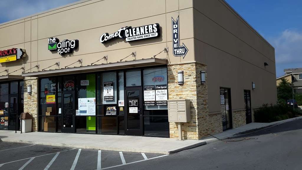 Comet Cleaners and Laundry San Antonio | 18235 Bulverde Rd Ste. 105, San Antonio, TX 78259, USA | Phone: (210) 562-3639