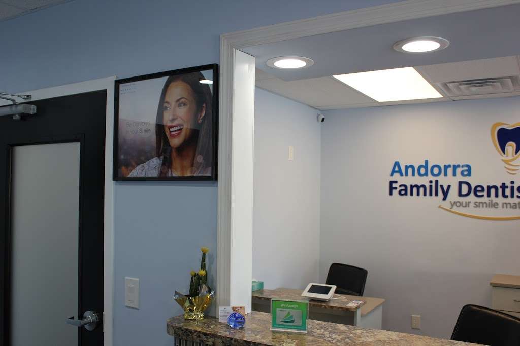 Andorra Family Dentistry | 8919 Ridge Ave #9, Philadelphia, PA 19128, USA | Phone: (215) 500-9200