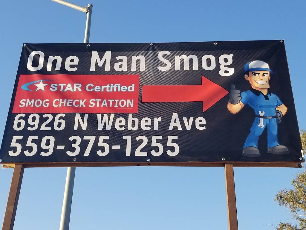 One Man Smog | 6926 N Weber Ave, Fresno, CA 93722, USA | Phone: (559) 375-1255