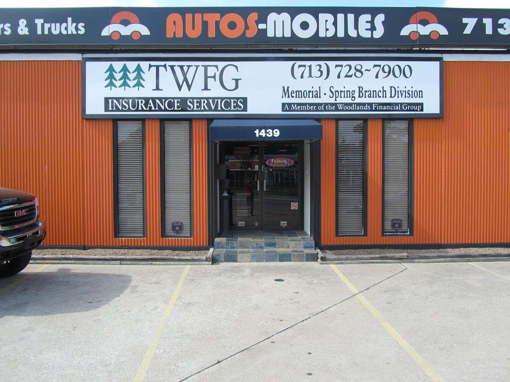 TWFG Insurance Services, Memorial/Spring Branch | 1439 Blalock Rd #2, Houston, TX 77055, USA | Phone: (713) 728-7900