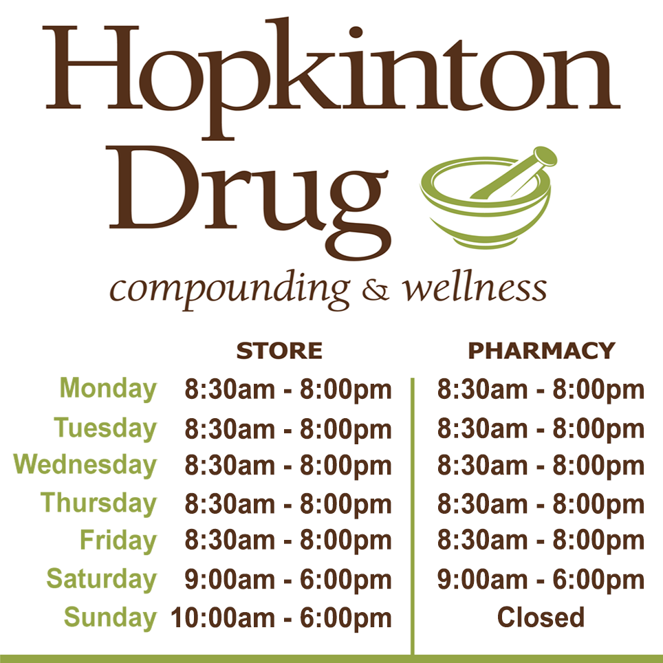 Hopkinton Drug | 52 Main St, Hopkinton, MA 01748, USA | Phone: (508) 435-4441