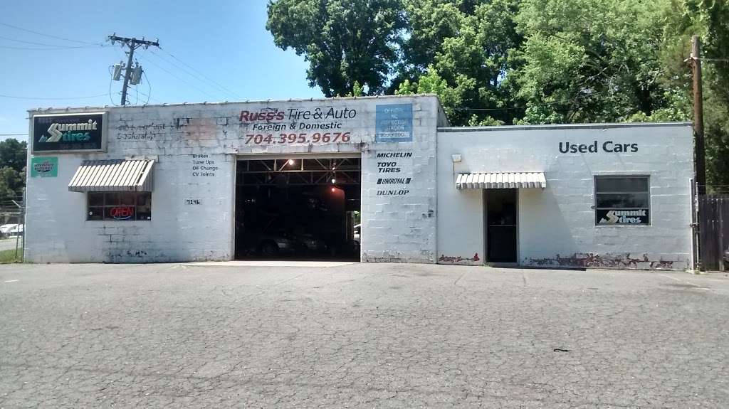 Russs Tire & Auto | 7146 Mt Holly Rd, Charlotte, NC 28214, USA | Phone: (704) 395-9676