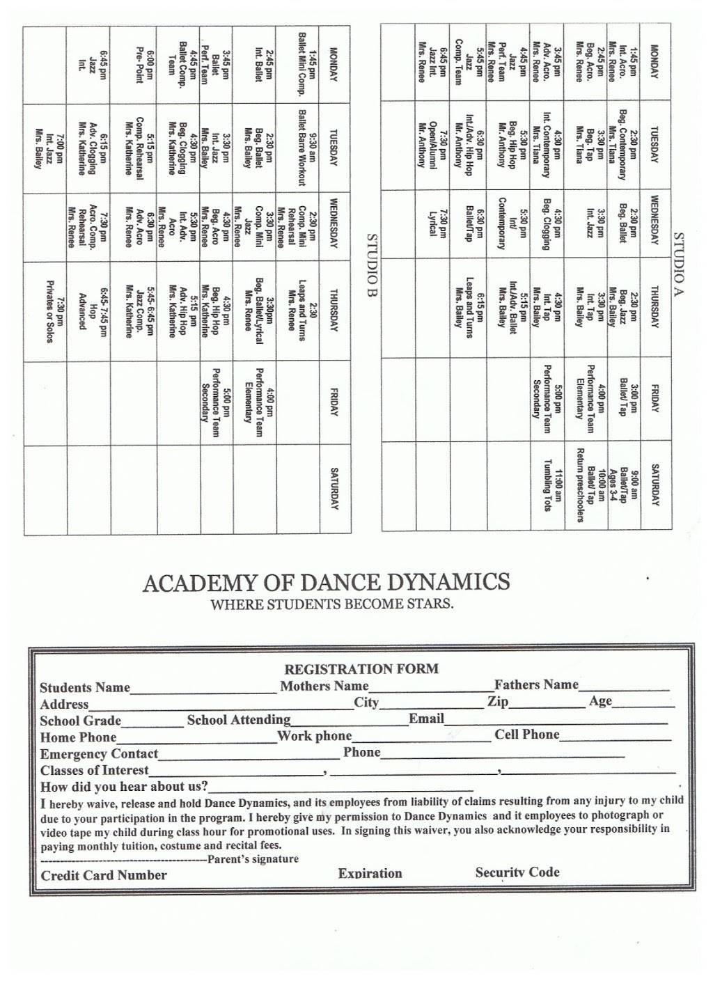 Academy of Dance Dynamics | 4383 Lynx Paw Trail, Valrico, FL 33596, USA | Phone: (813) 655-8277