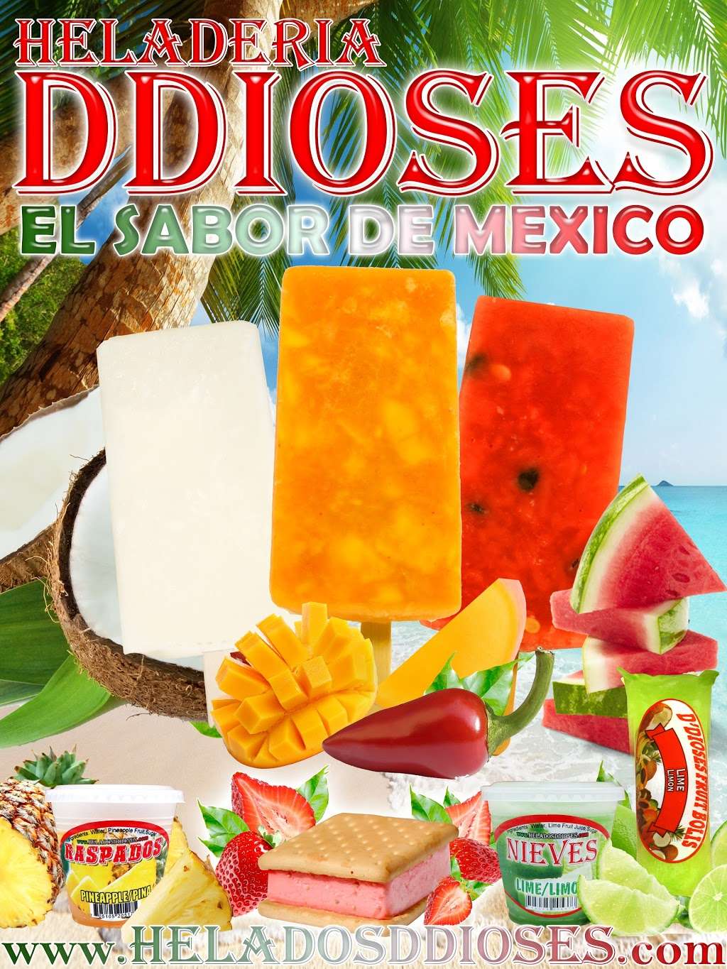 DDioses Fruit Pops | 287 Marshall St, Paterson, NJ 07503 | Phone: (973) 279-7900