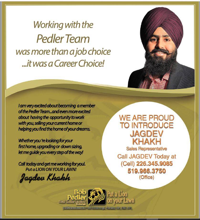 Jagdev Khakh | 280 Edinborough St Suite 2, Windsor, ON N8X 3C4, Canada | Phone: (226) 345-9085