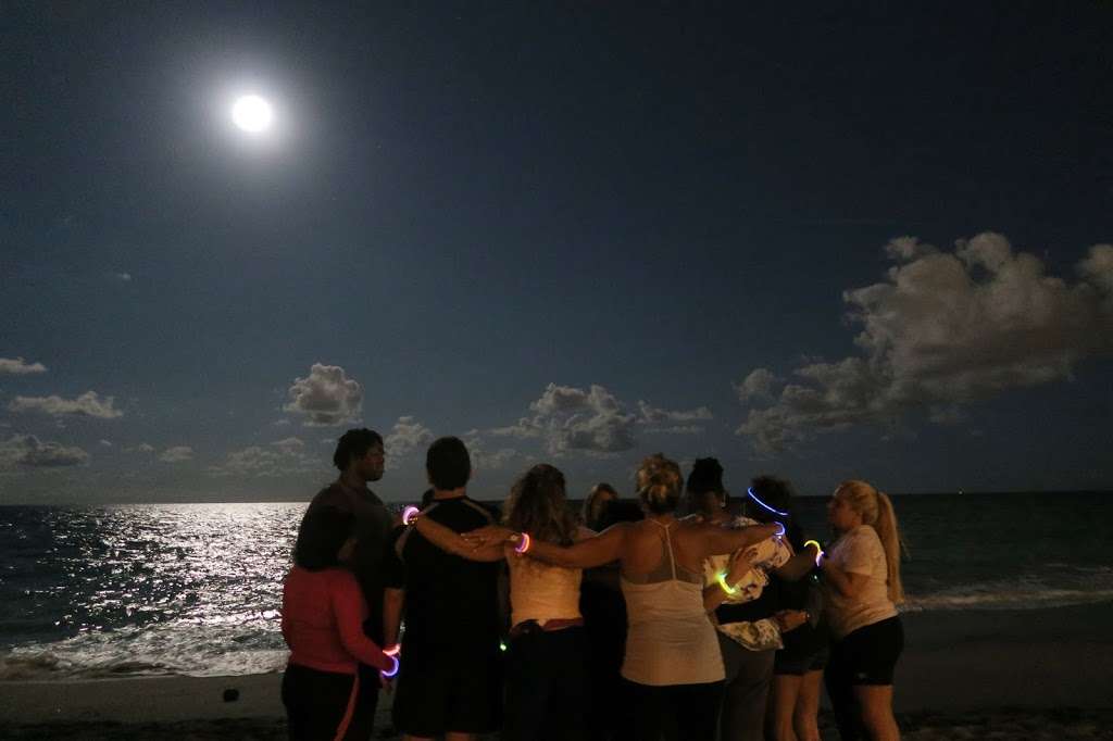 Full Moon Yoga every month with MALVA BEE | 3111 N Surf Rd, Hollywood, FL 33019, USA | Phone: (305) 431-1109