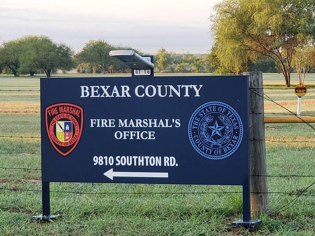 Bexar County Fire Marshal | 9810 Southton Rd, San Antonio, TX 78222, USA | Phone: (210) 335-0300