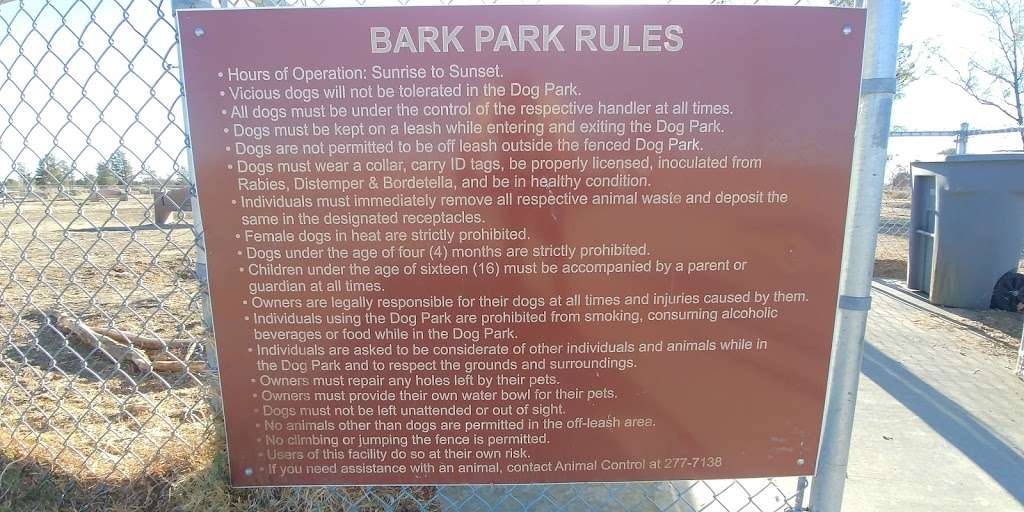 Edwards Bark Park | 57 Desert Villa Cir, Edwards, CA 93523, USA