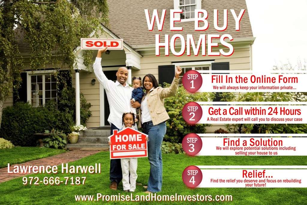Promise Land Home Investors | 18625 Midway Rd, Dallas, TX 75287, USA | Phone: (972) 666-7187