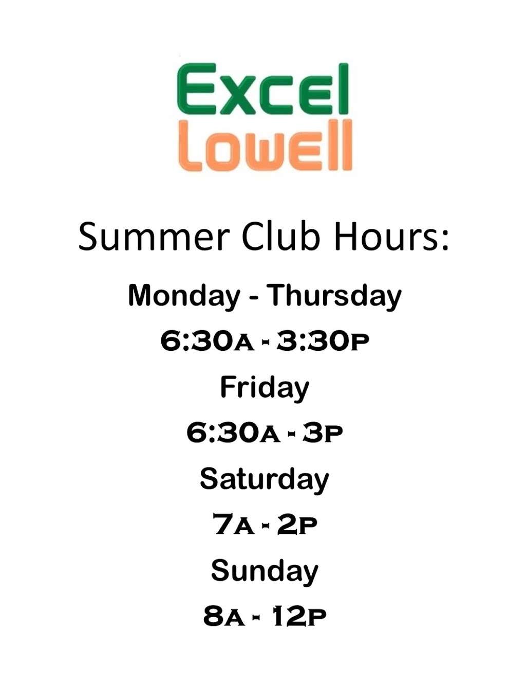 Excel Lowell | 181 Deanna Dr, Lowell, IN 46356, USA | Phone: (219) 690-3205