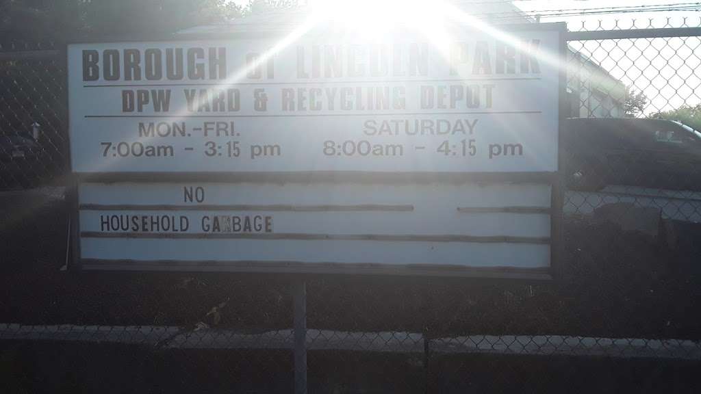 Lincoln Park Recycling Center | 370 Main St, Lincoln Park, NJ 07035, USA