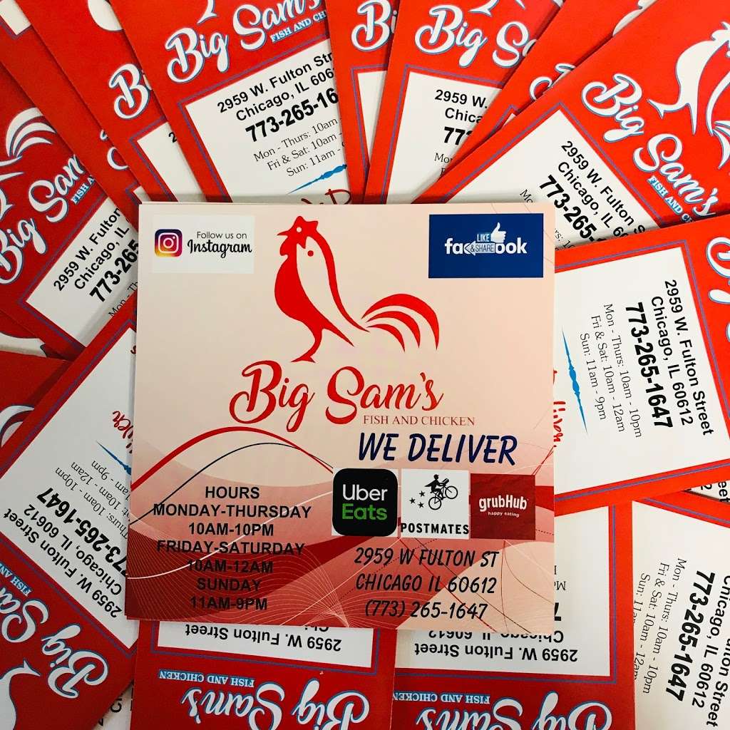 Big Sams Fish & Chicken | 2959 W Fulton St, Chicago, IL 60612, USA | Phone: (773) 265-1647