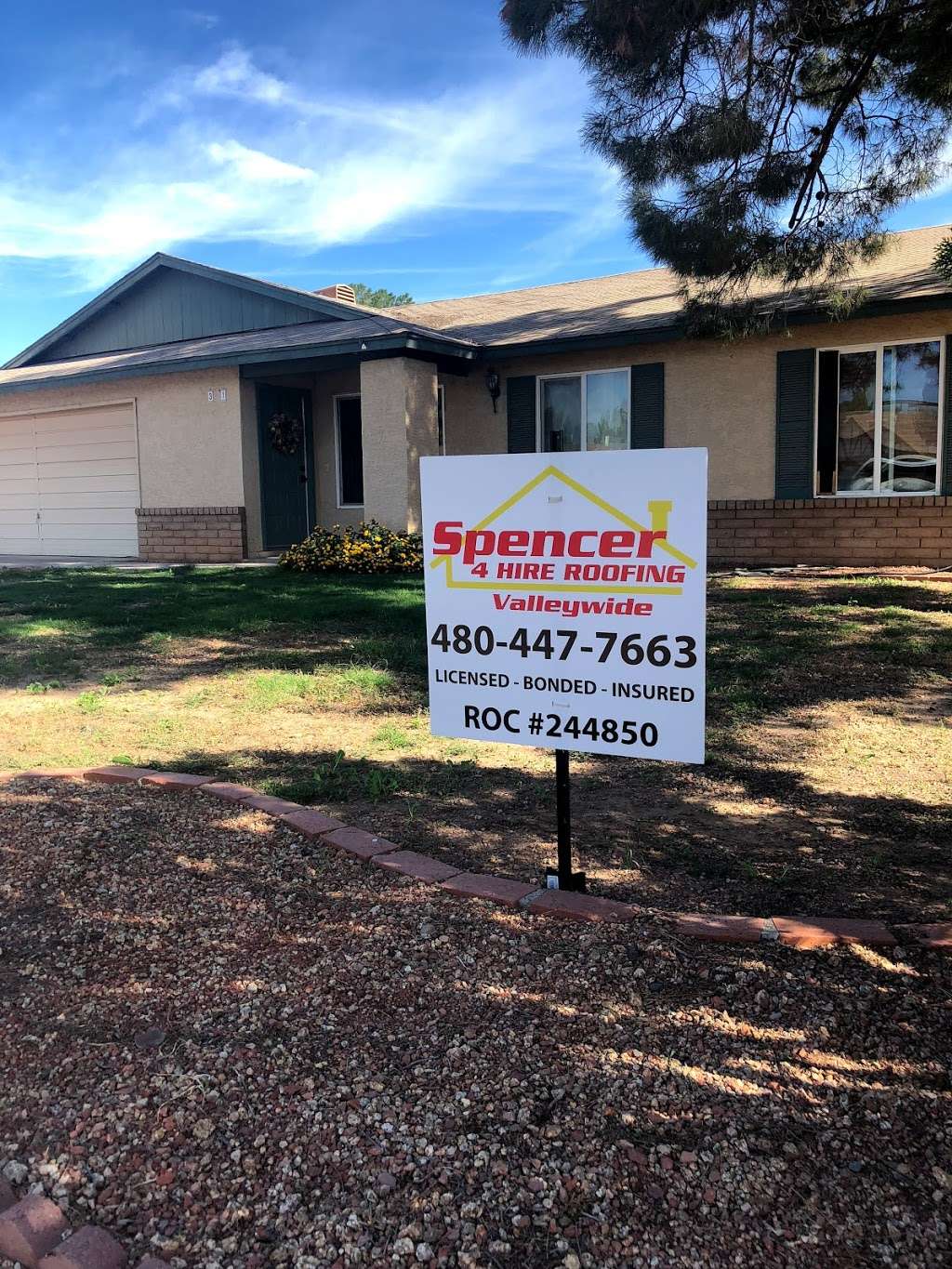 Spencer 4 Hire Roofing | 4606 E Glenhaven Dr, Phoenix, AZ 85048, USA | Phone: (480) 888-5315