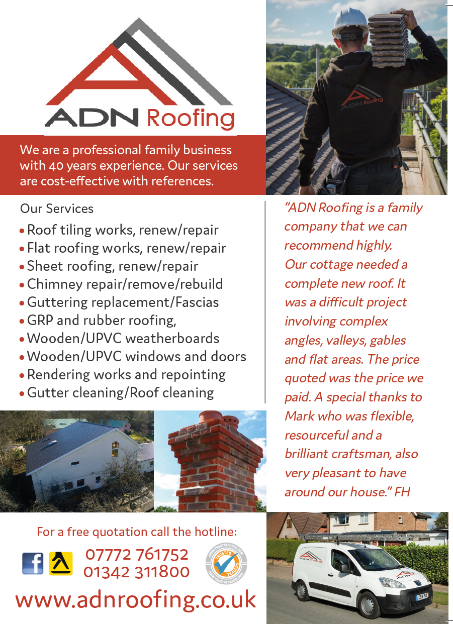 ADN Roofing | 45 Milton Cres, East Grinstead RH19 1TL, UK | Phone: 07772 761752