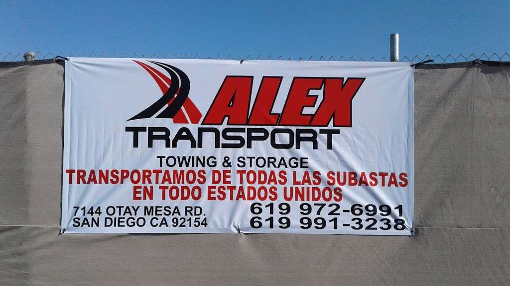 Alex Transport | 7144 Otay Mesa Rd, San Diego, CA 92154 | Phone: (619) 972-6991