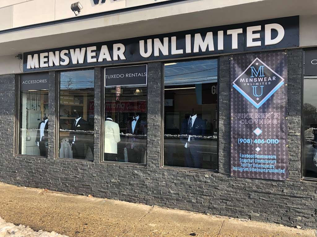 Menswear Unlimited | 339 W St Georges Ave 1st floor, Linden, NJ 07036, USA | Phone: (908) 486-0110