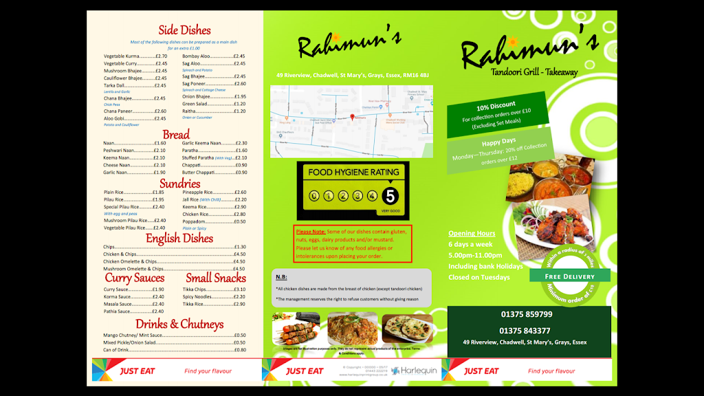 Rahimuns | 49 River View, Chadwell St Mary, Grays RM16 4BJ, UK | Phone: 01375 859799