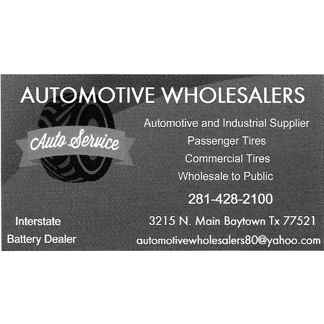 Automotive Wholesalers | 3215 N Main St, Baytown, TX 77521, USA | Phone: (281) 428-2100