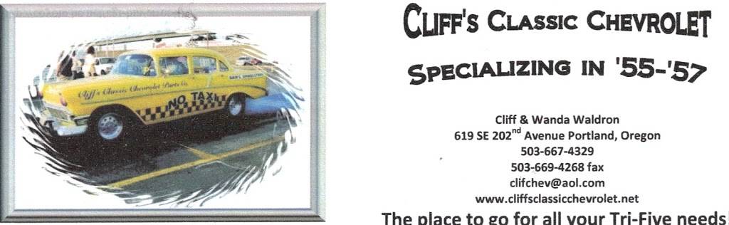 Cliffs Classic Chevrolet Parts Co. | 619 SE 202nd Ave, Portland, OR 97233 | Phone: (503) 667-4329