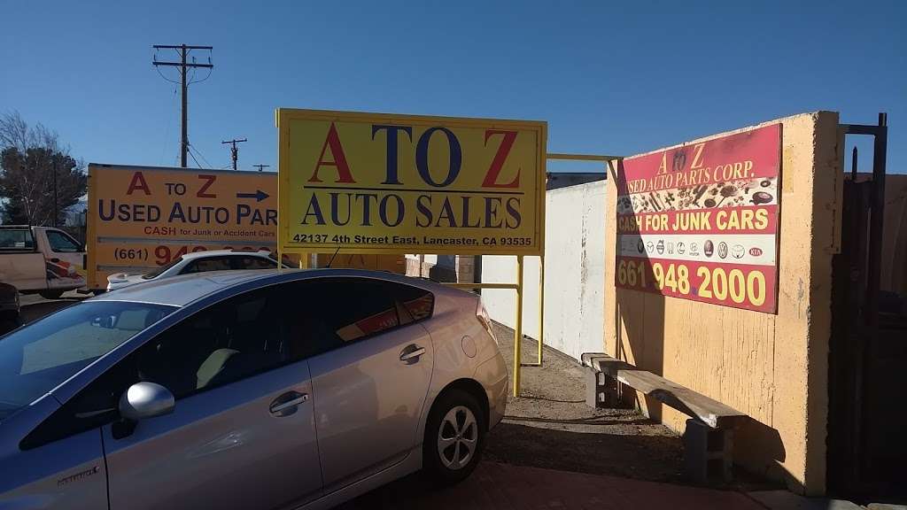 A to Z NEW & USED LANCASTER AUTO PARTS | 42137 4th St E, Lancaster, CA 93535, USA | Phone: (661) 942-0606