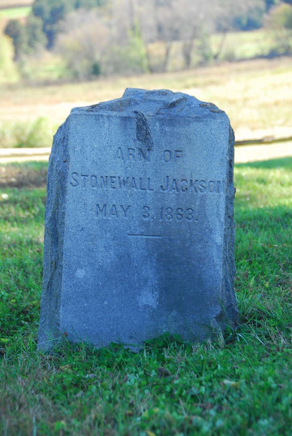 Gen. Stonewall Jacksons Arm burial site | Locust Grove, VA 22508