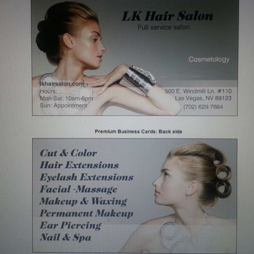 LK Hair Salon | 500 E Windmill Ln #110, Las Vegas, NV 89123, USA | Phone: (702) 629-7684