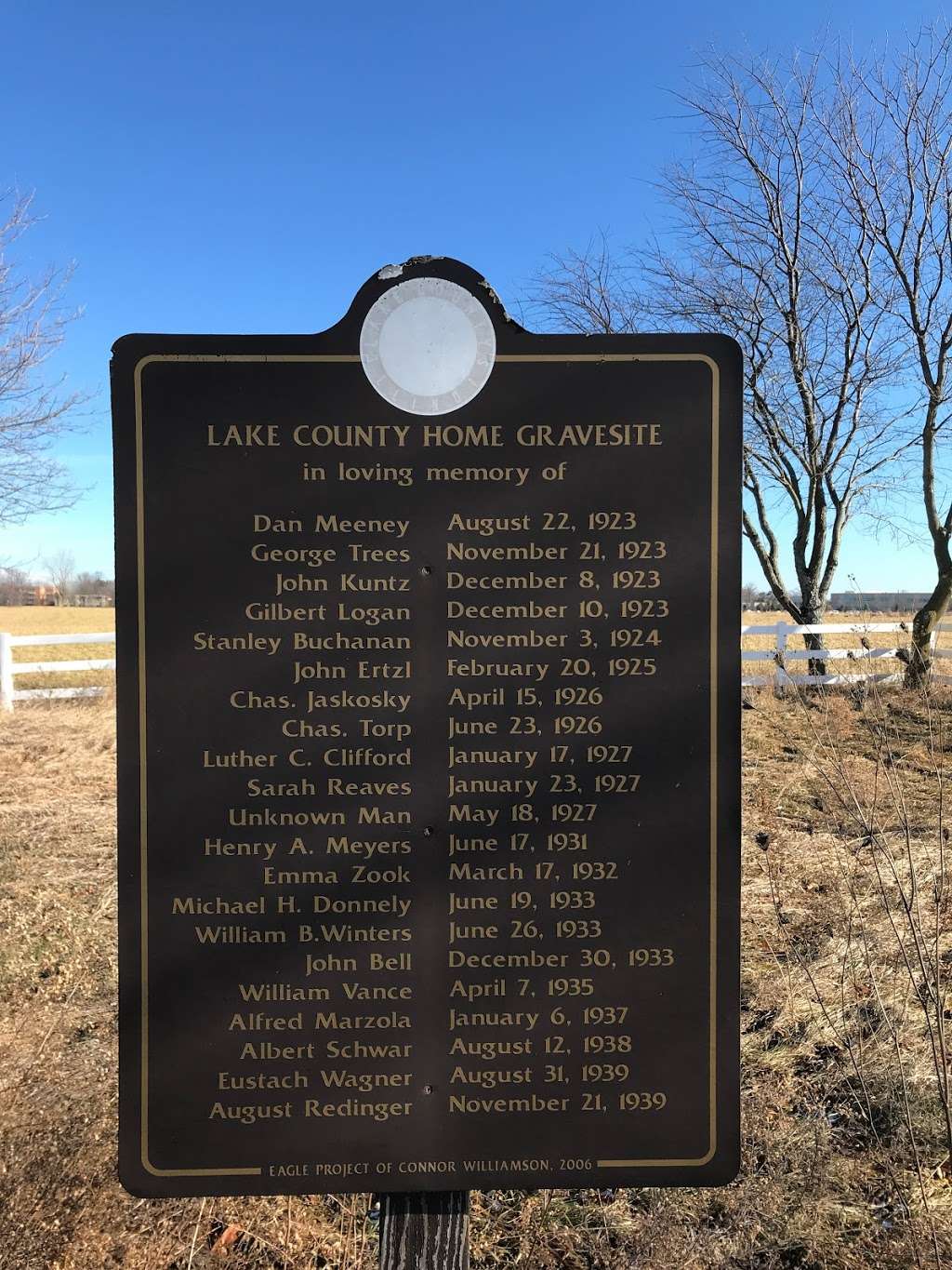 Lake County Poor Farm Cemetery | Libertyville, IL 60048