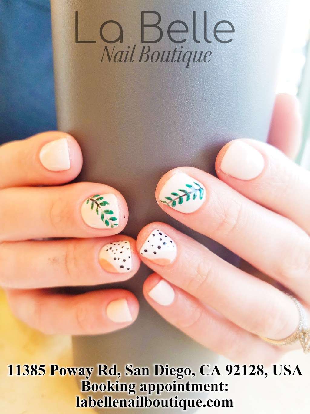 La Belle Nail Boutique | 11385 Poway Rd Unit 107, San Diego, CA 92128, USA | Phone: (858) 679-6729