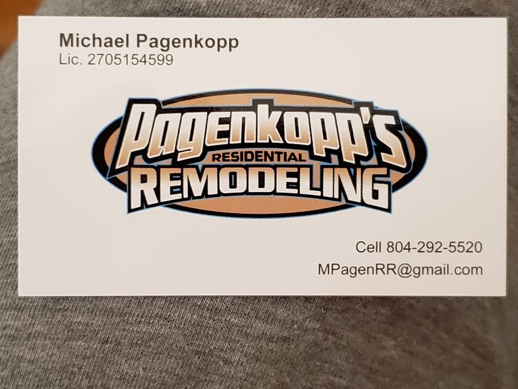 Pagenkopps Residential Remodeling | 4126 Lynchester Dr, North Chesterfield, VA 23236, USA | Phone: (804) 292-5520