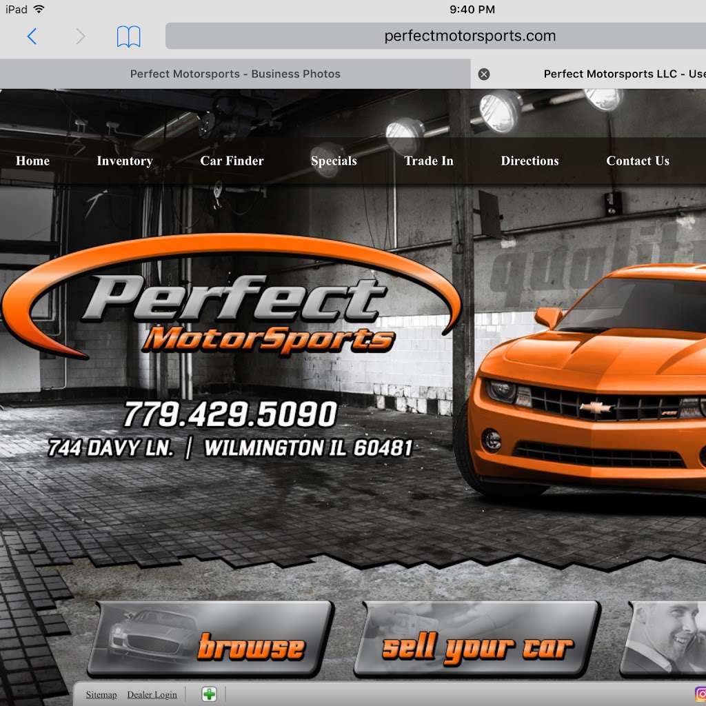 Perfect Motorsports | 744 Davy Ln, Wilmington, IL 60481 | Phone: (779) 429-5090